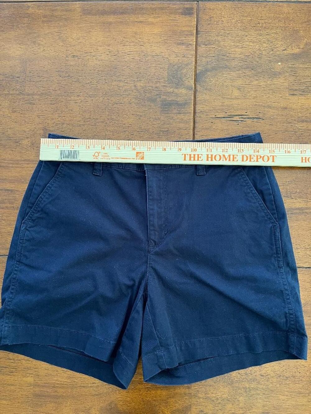 Womens A New Day Blue Stretch Elstizado Shorts, Size 4